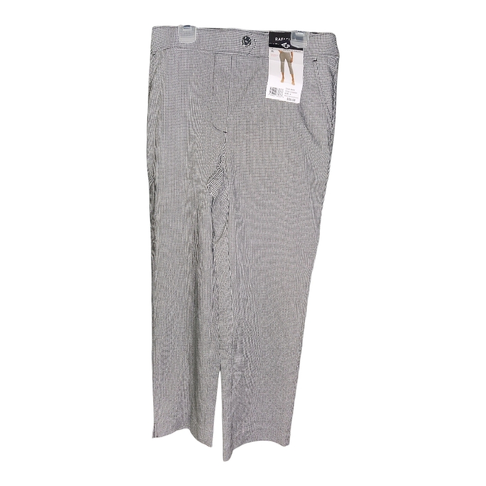 Rafaela Black and White Checkered Pants Waist-15-16 Inseam-23 Rise--10
